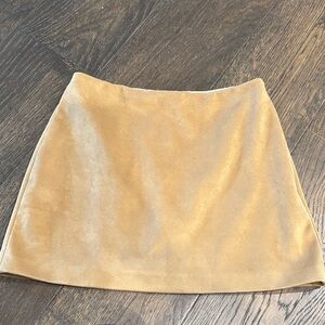 Abercrombie & Fitch Vegan Suede Scarlett Mini Skort, Size Small
